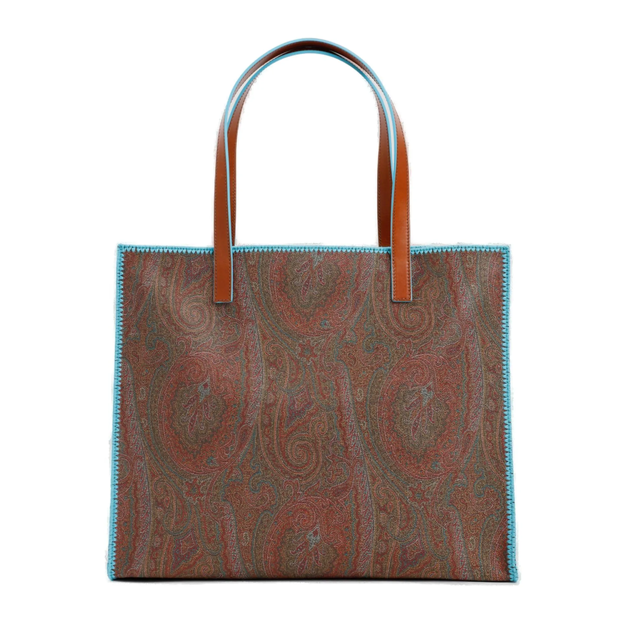 Etro Paisley Printed Top Handle Bag