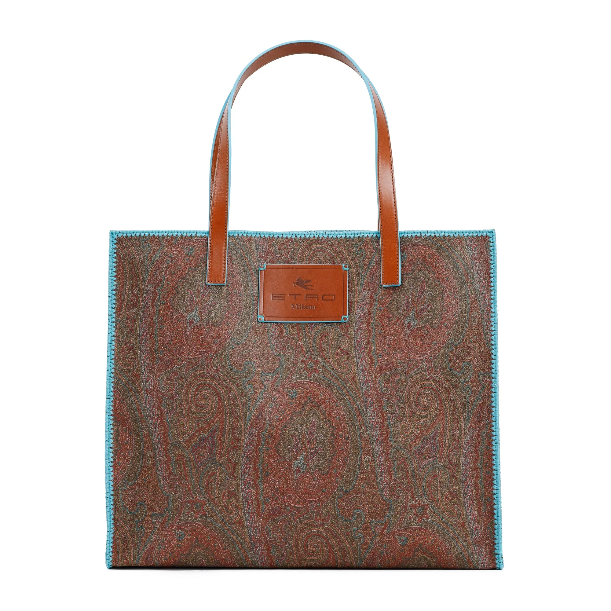 Etro Paisley Printed Top Handle Bag