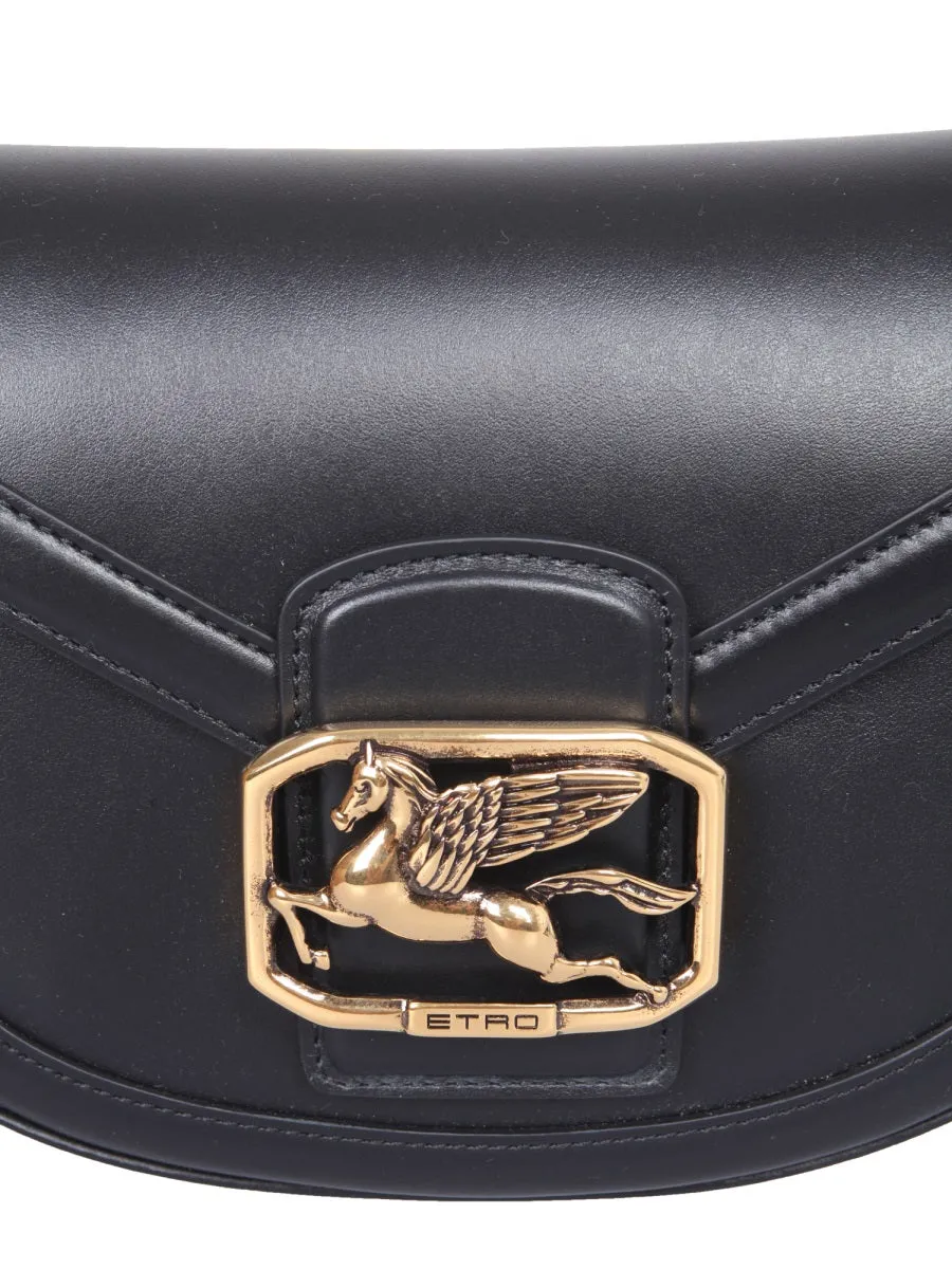Etro Pegaso Logo Plaque Shoulder Bag