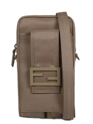 Fendi FF Baguette Buckle Crossbody Bag
