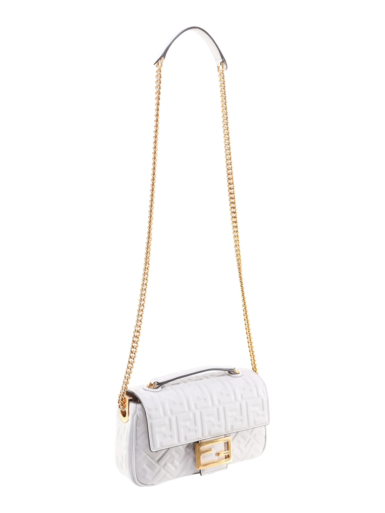 Fendi FF Motif Chained Shoulder Bag