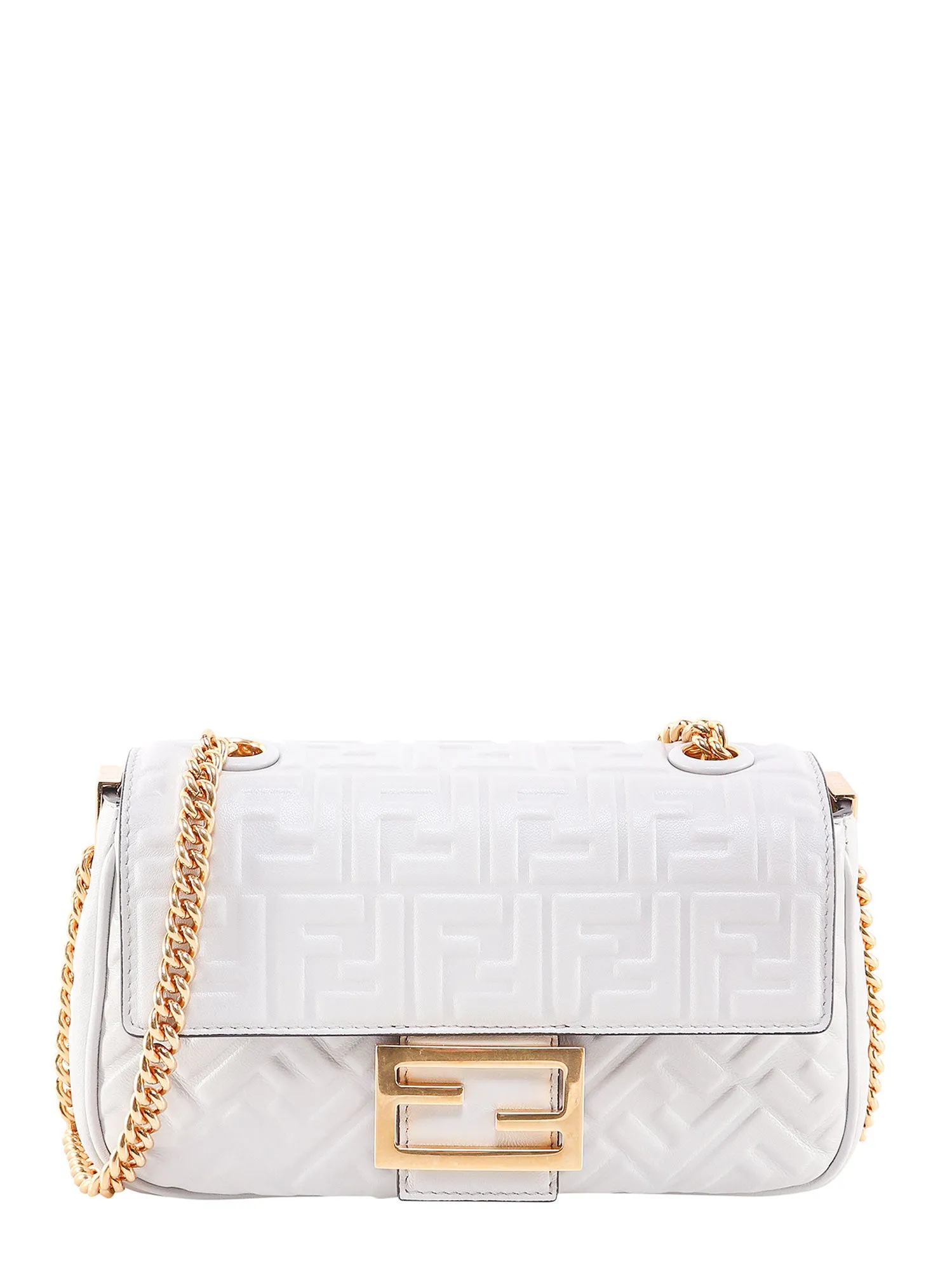 Fendi FF Motif Chained Shoulder Bag