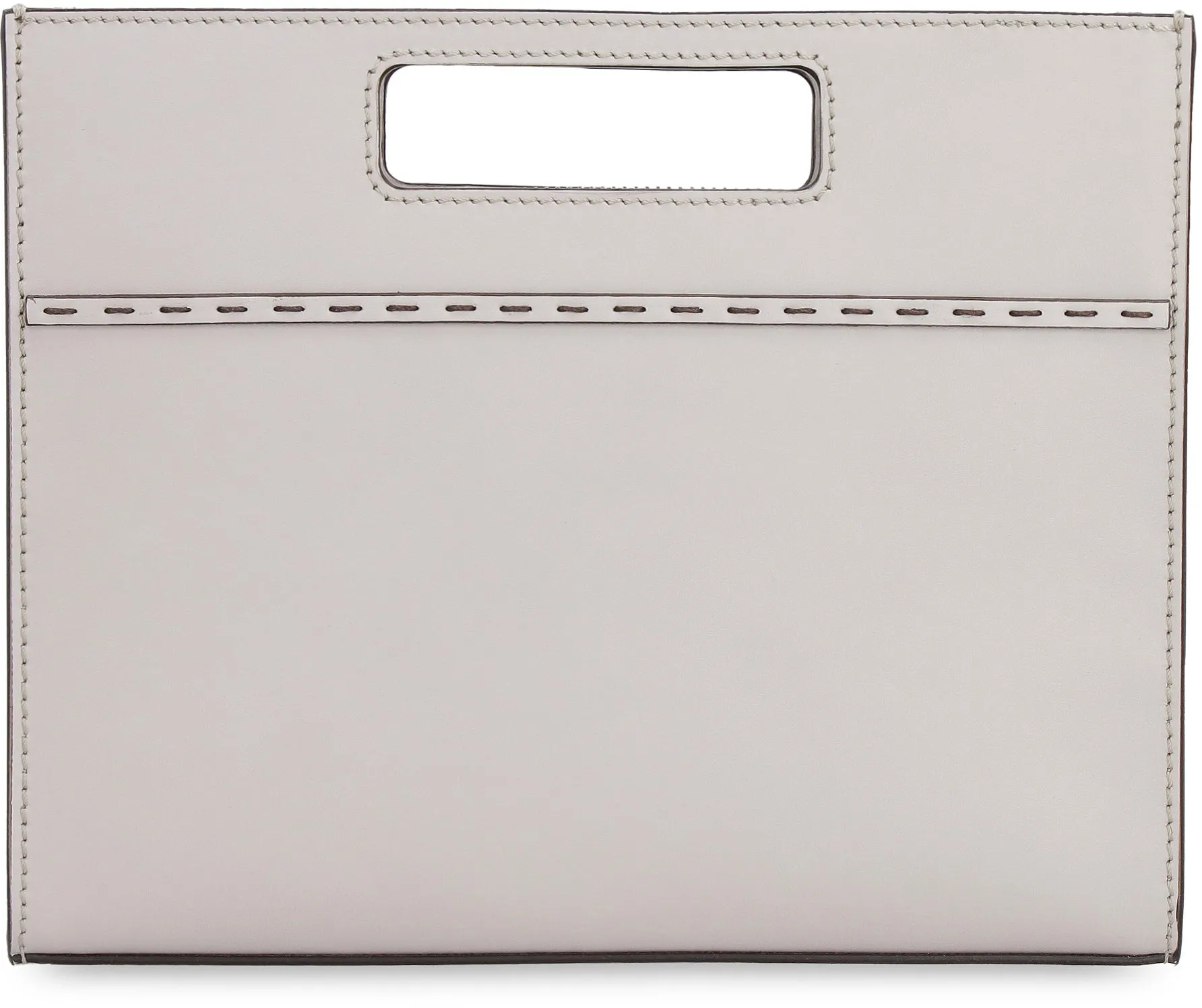 Fendi Logo Debossed Mini Shopper Bag