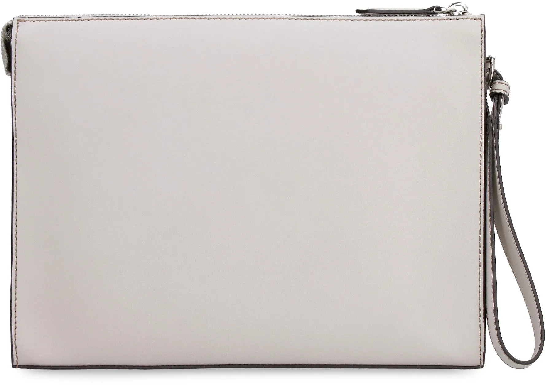 Fendi Logo Embossed Clutch Bag