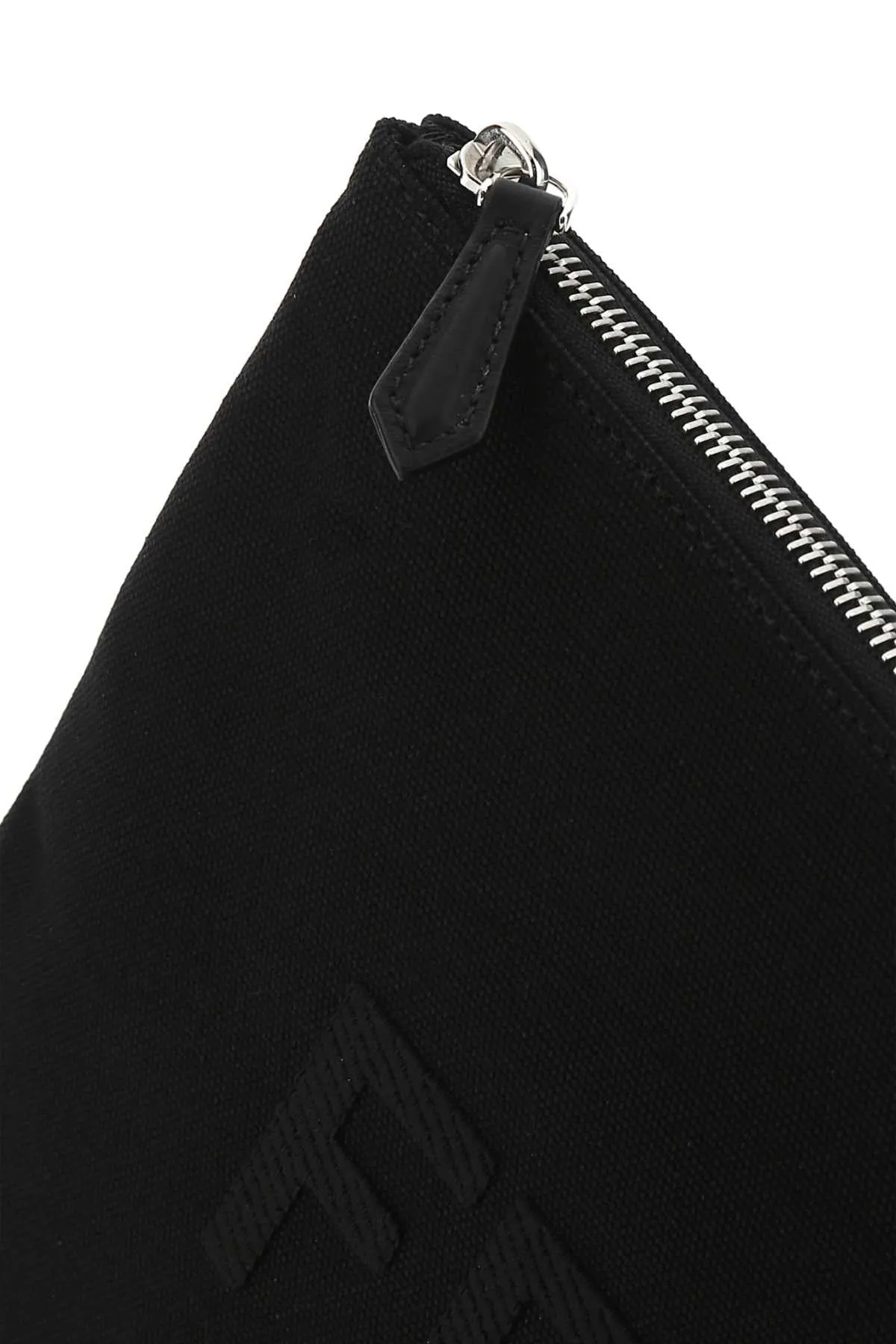 Fendi Logo Embroidered Flat Pouch
