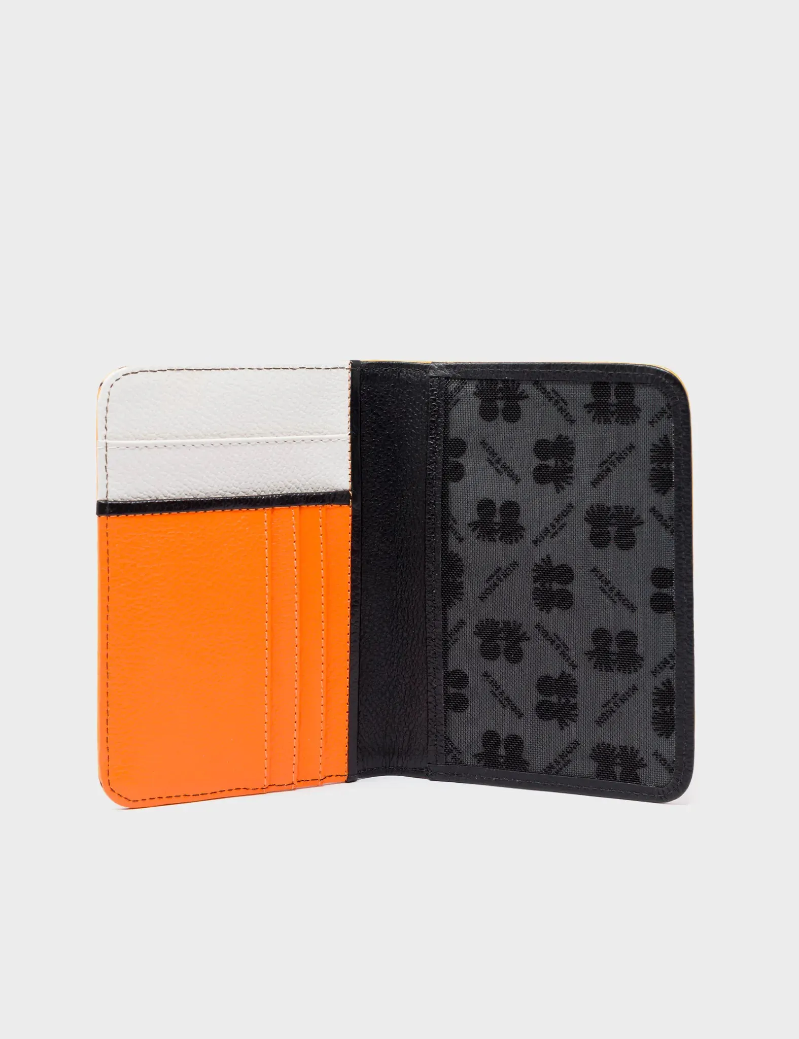 Frida Marigold Leather Passport Cover - Groovin' Galaxies Print
