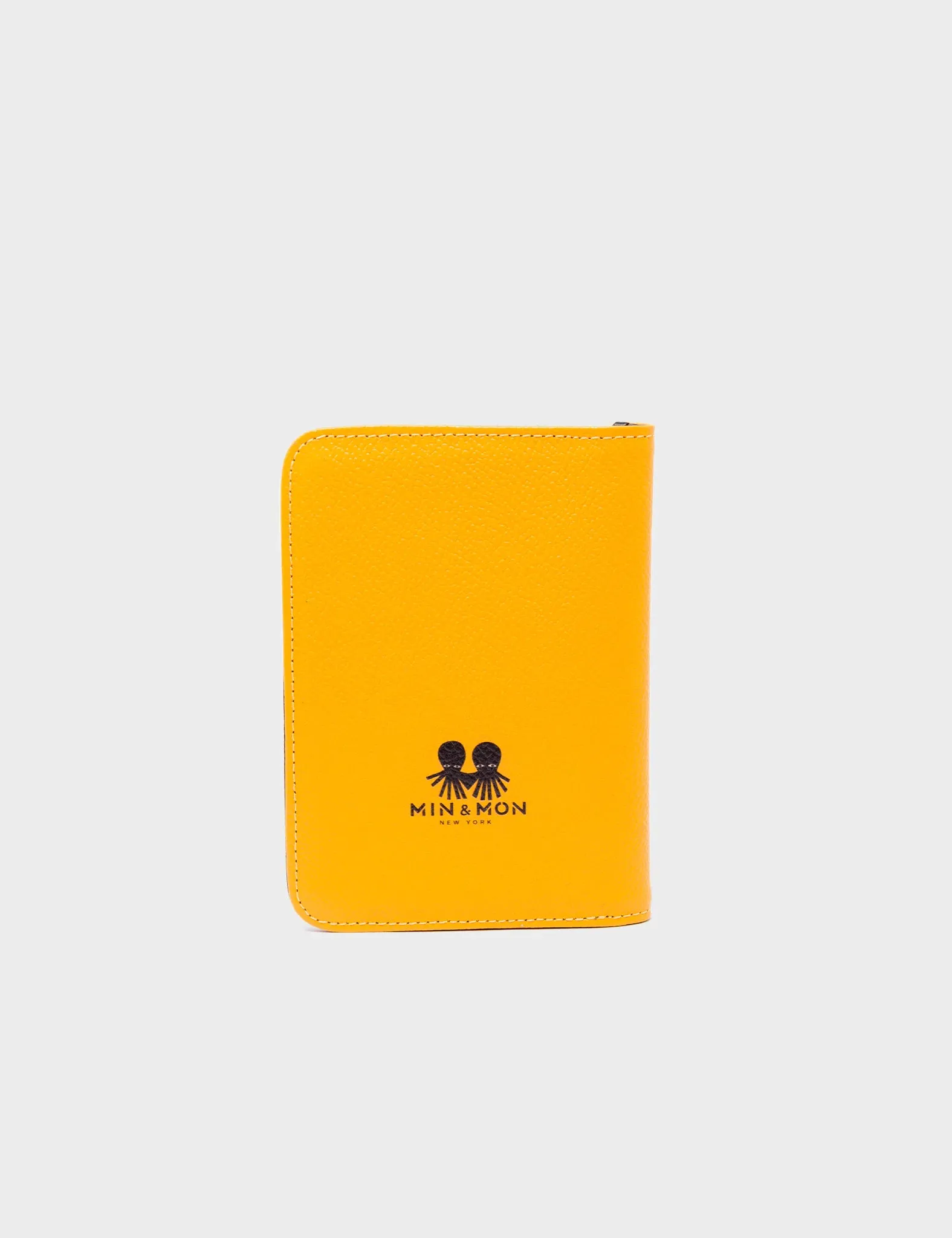 Frida Marigold Leather Passport Cover - Groovin' Galaxies Print
