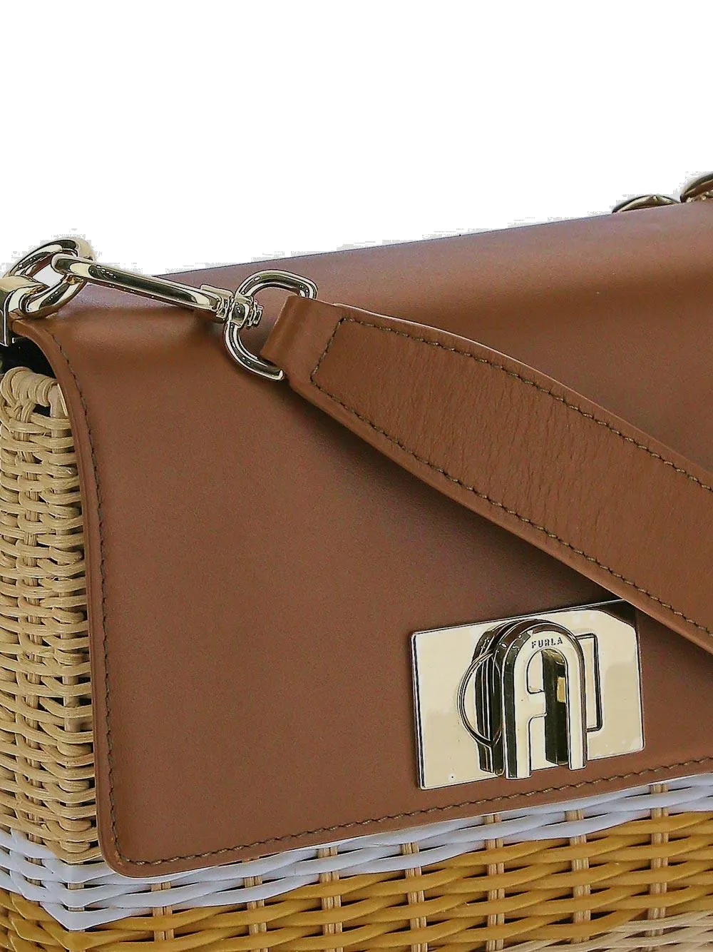 Furla 1927 Foldover Top Shoulder Bag
