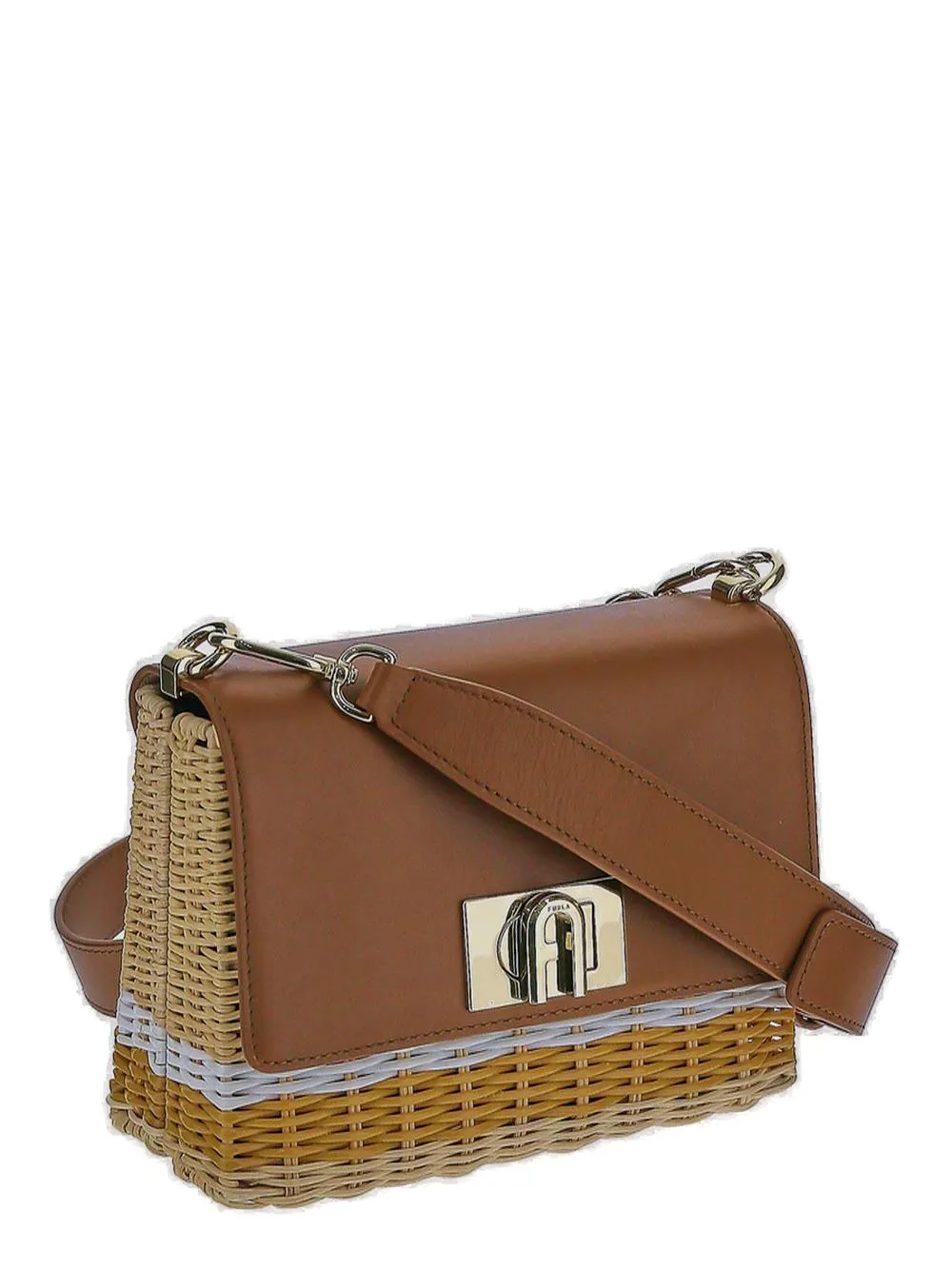 Furla 1927 Foldover Top Shoulder Bag