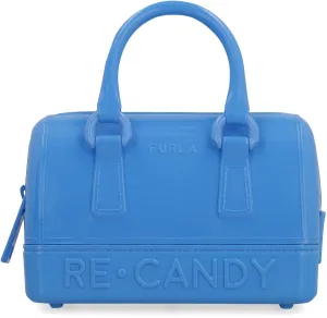 Furla Candy Logo Embossed Mini Tote Bag