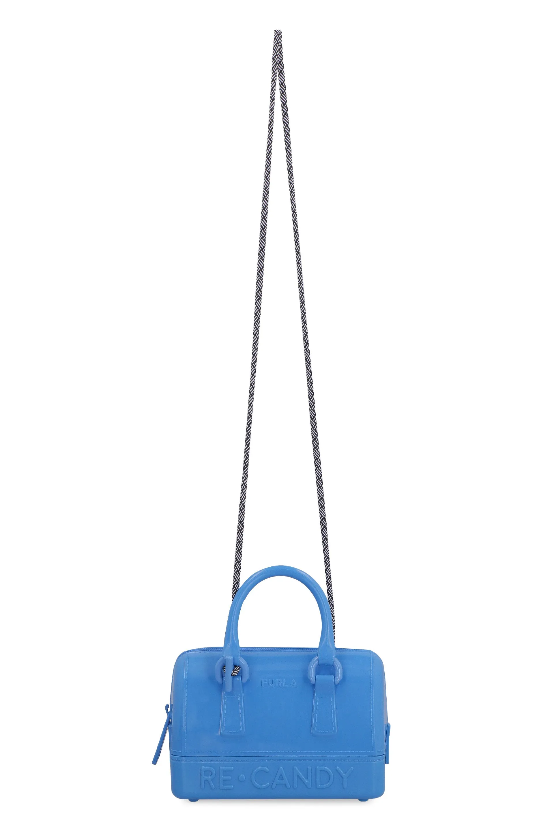 Furla Candy Logo Embossed Mini Tote Bag