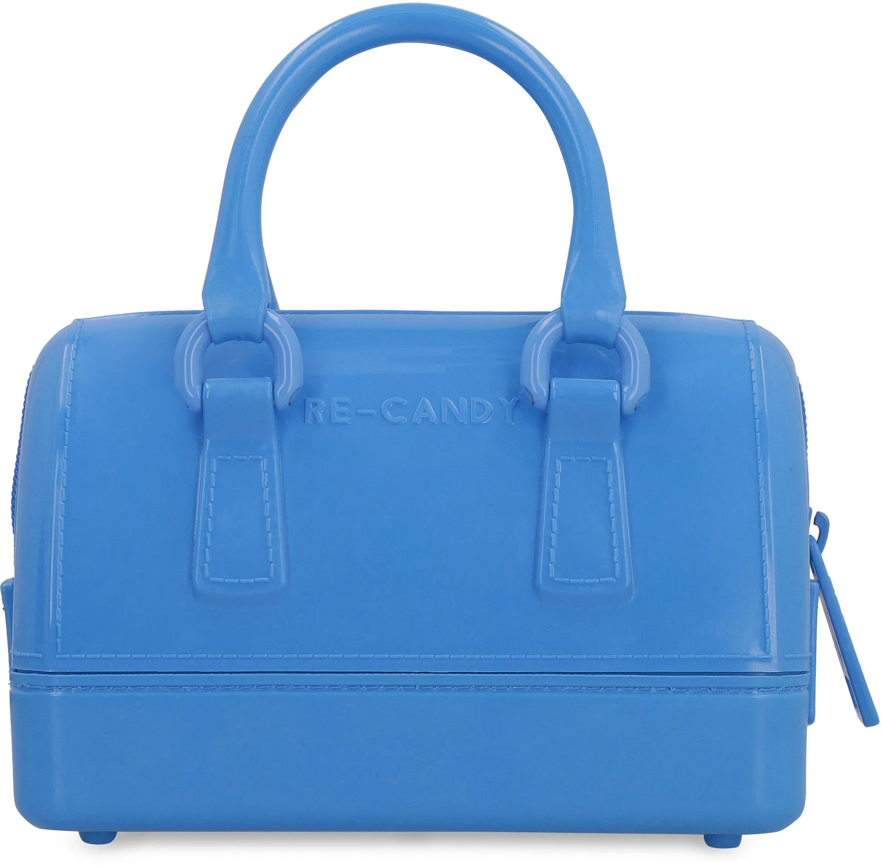 Furla Candy Logo Embossed Mini Tote Bag