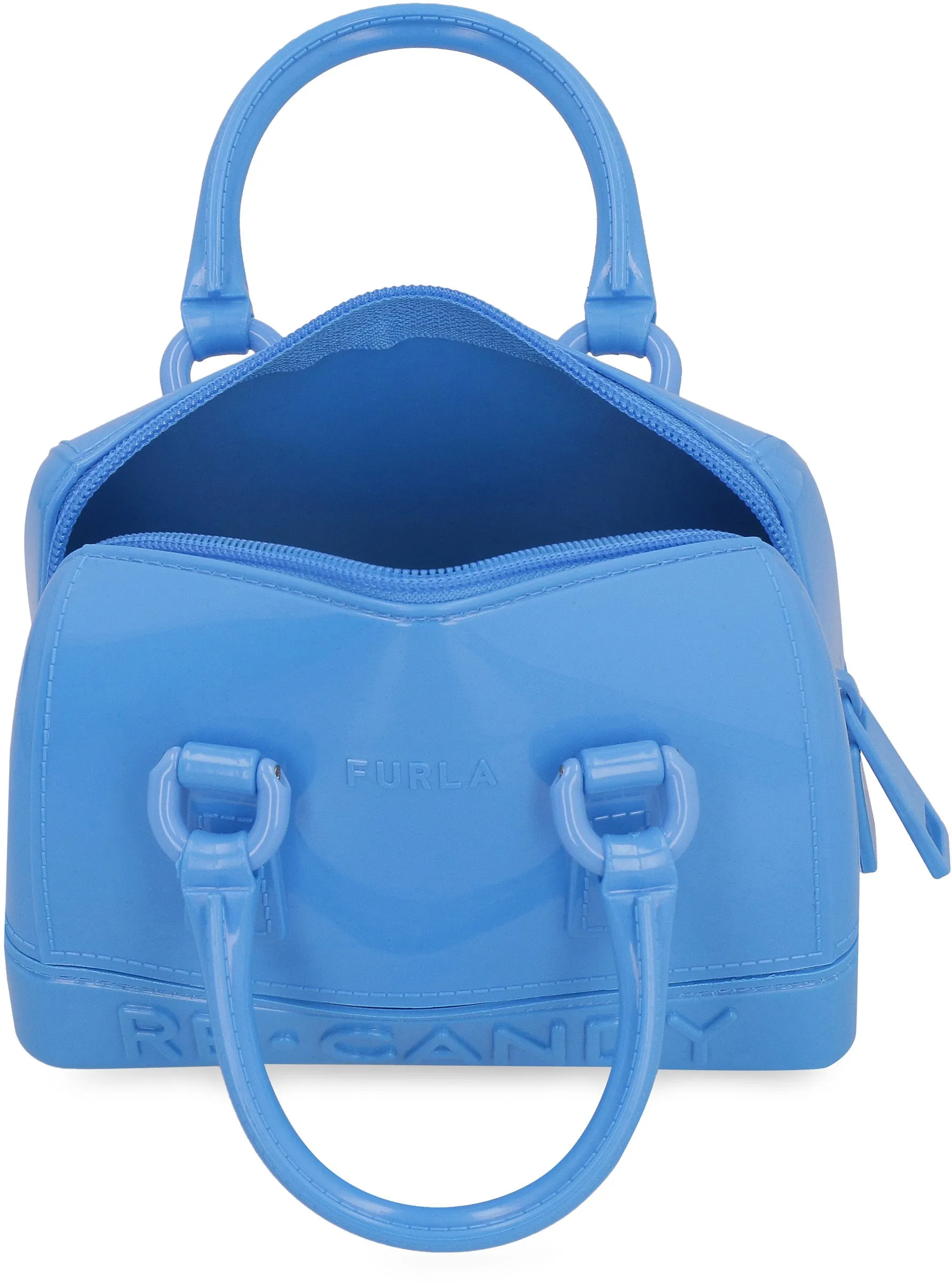 Furla Candy Logo Embossed Mini Tote Bag