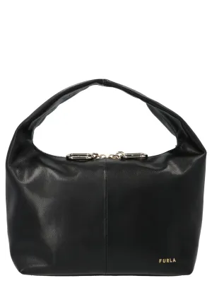 Furla Logo Printed Zipped Tote Bag