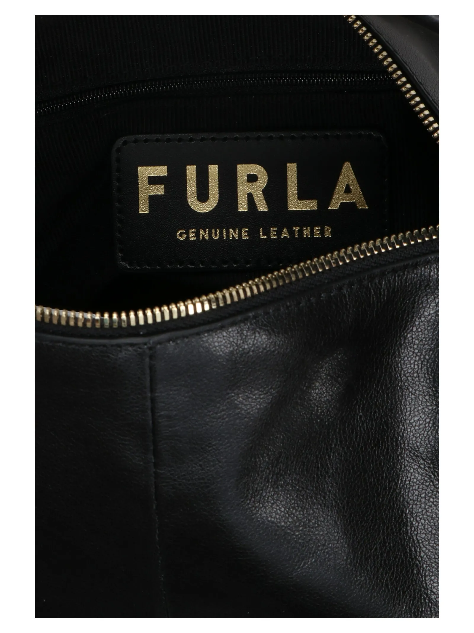 Furla Logo Printed Zipped Tote Bag