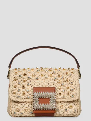 Gedebe Mia Rafia Big Shoulder Bag