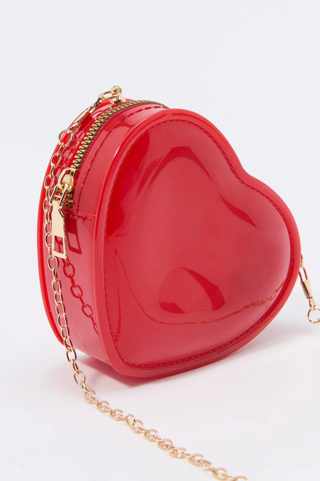 Girls Heart Shaped Crossbody Purse