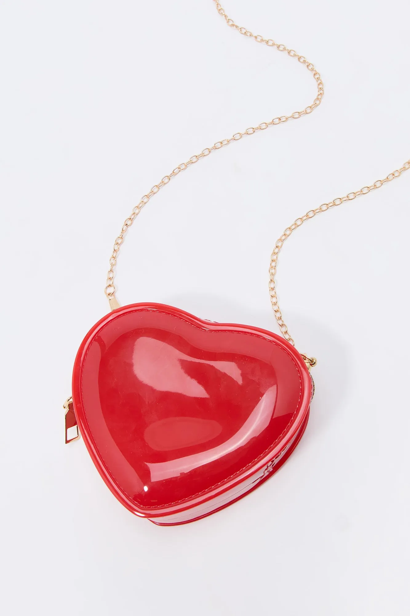 Girls Heart Shaped Crossbody Purse
