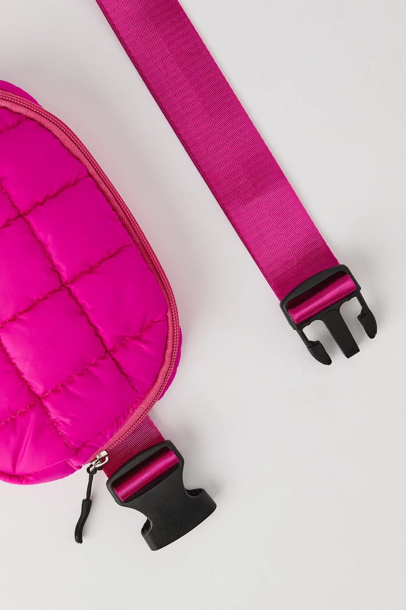 Girls Nylon Quilted Fanny Pack