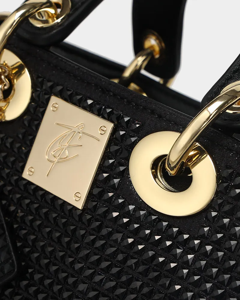 Glitter Handbag in Black