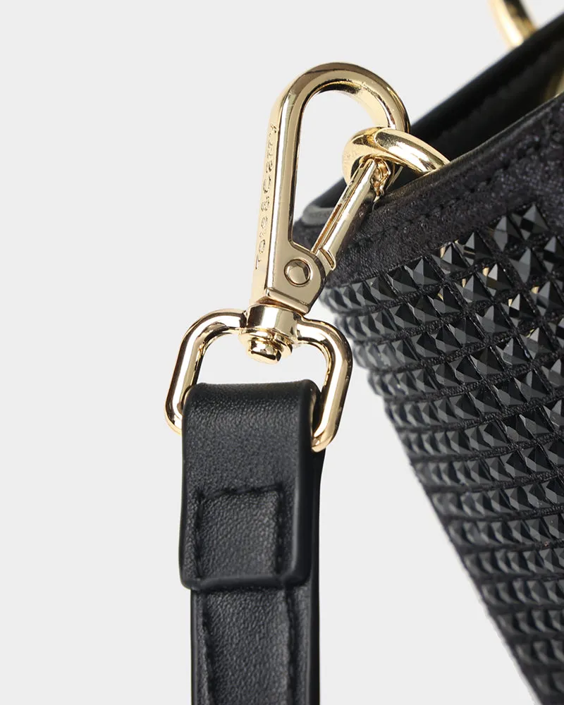 Glitter Handbag in Black