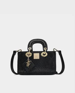 Glitter Handbag in Black