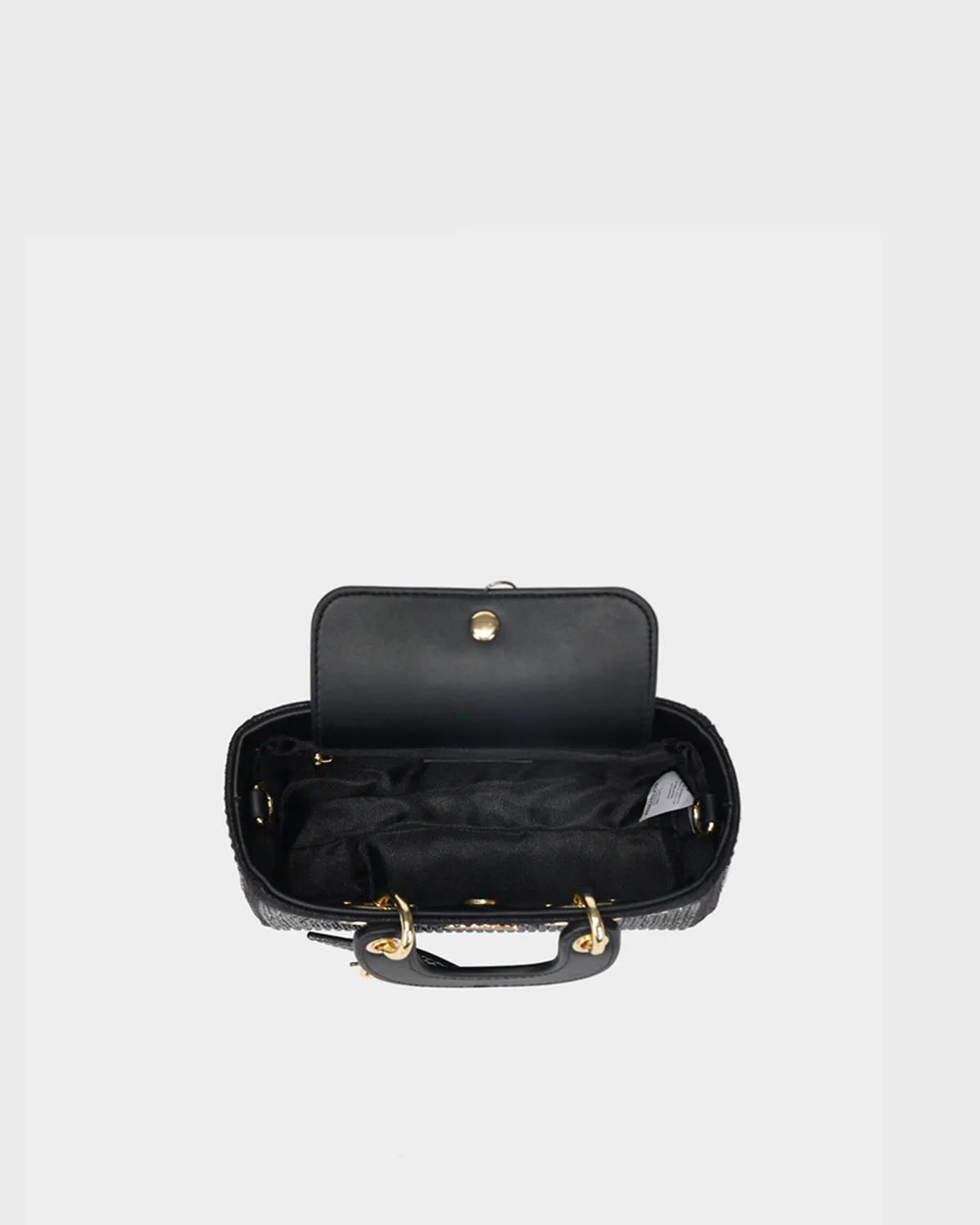 Glitter Handbag in Black