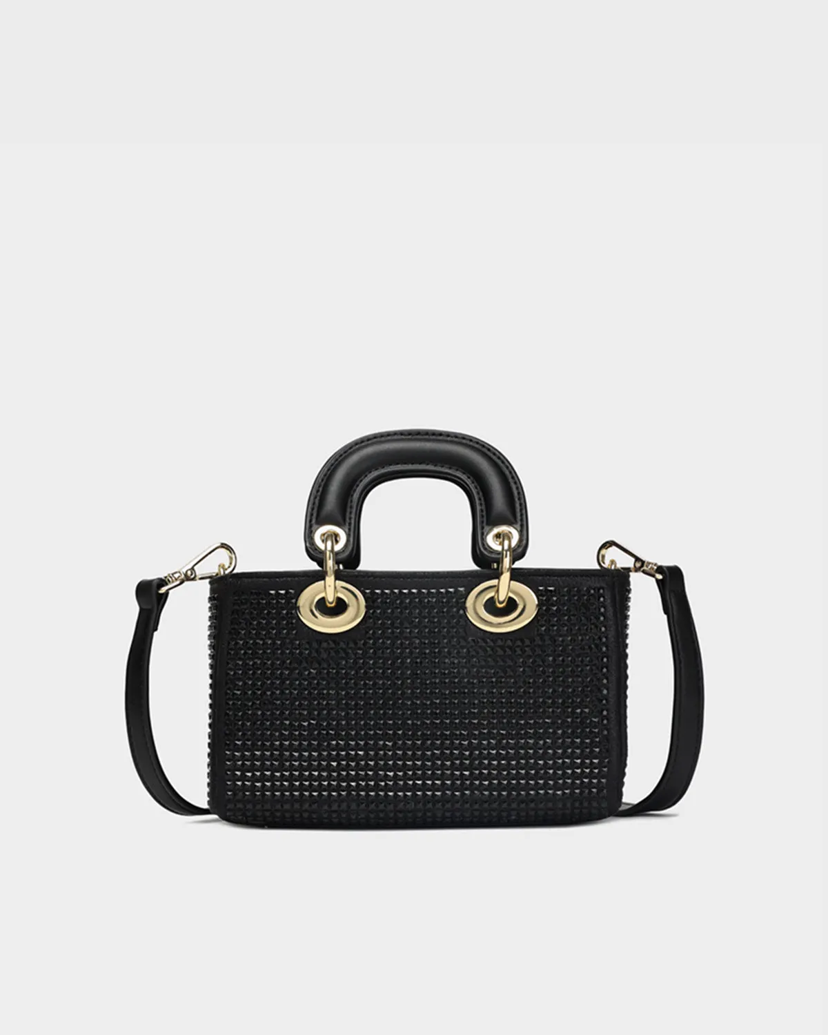Glitter Handbag in Black