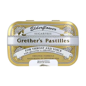 GRETHER'S Pastilles - Elderflower Sugarfree  (110g)