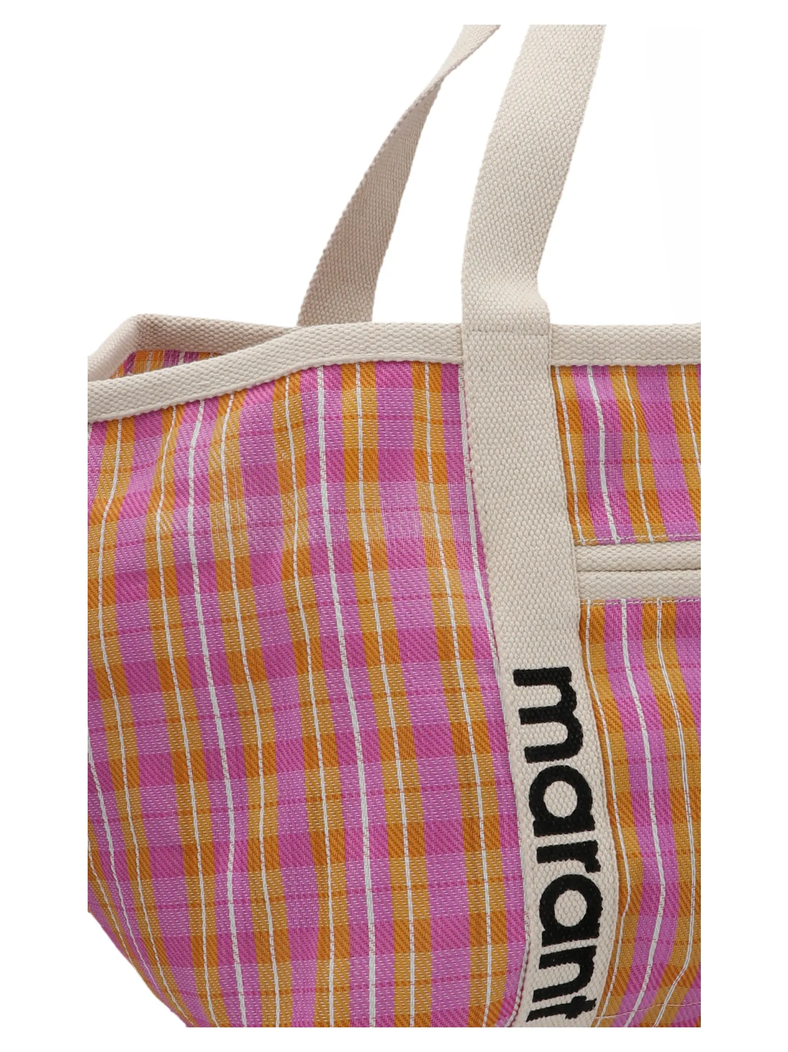 Isabel Marant Striped Top Handle Tote Bag