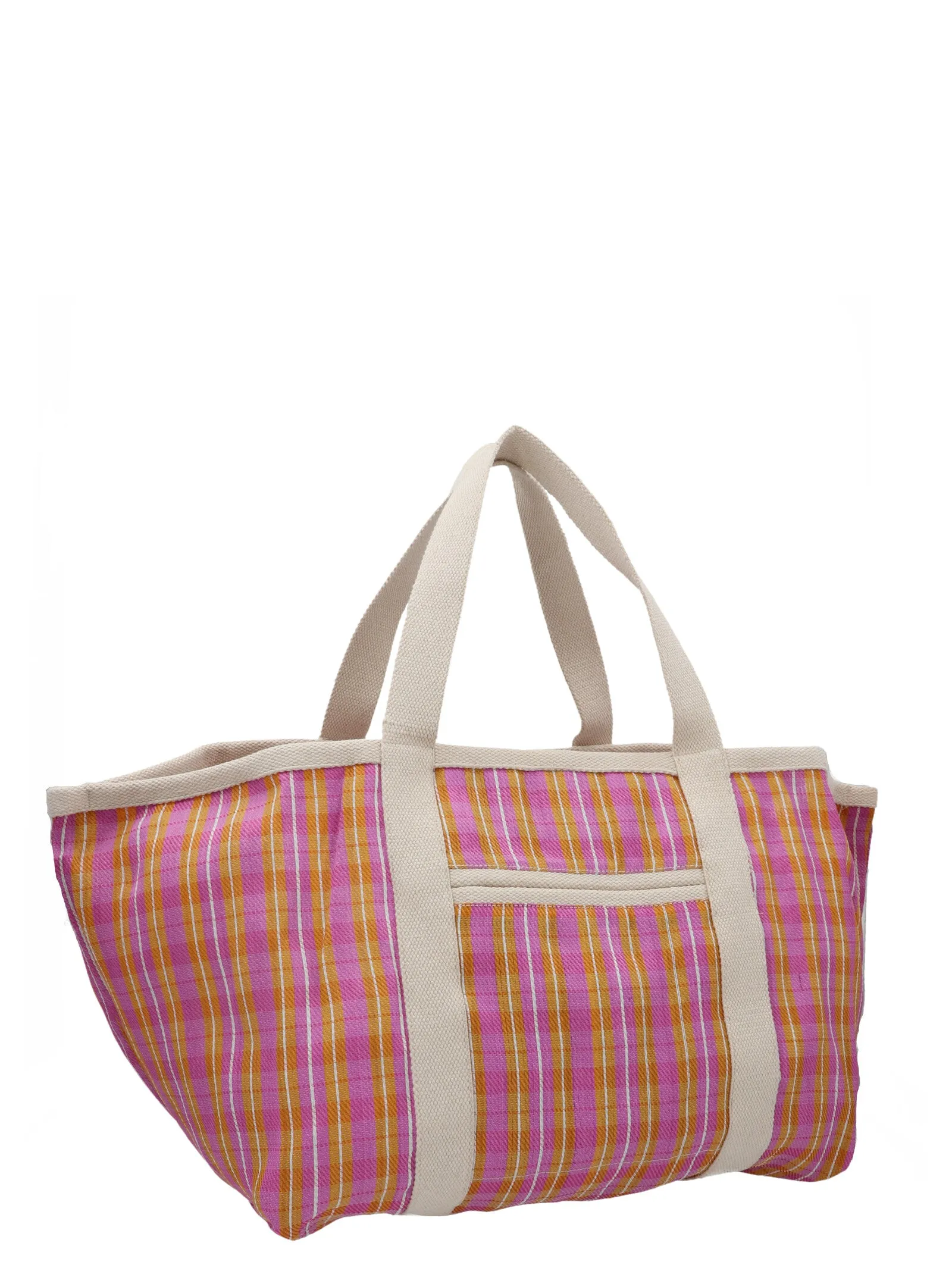 Isabel Marant Striped Top Handle Tote Bag