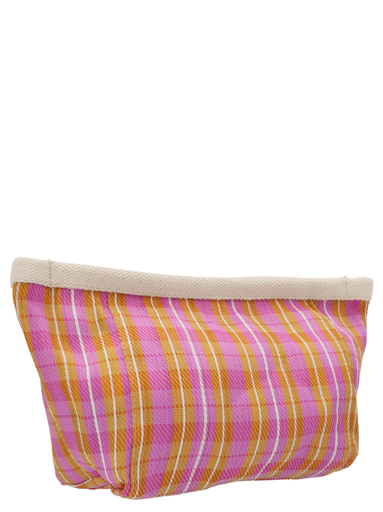 Isabel Marant Striped Zip-Up Clutch Bag