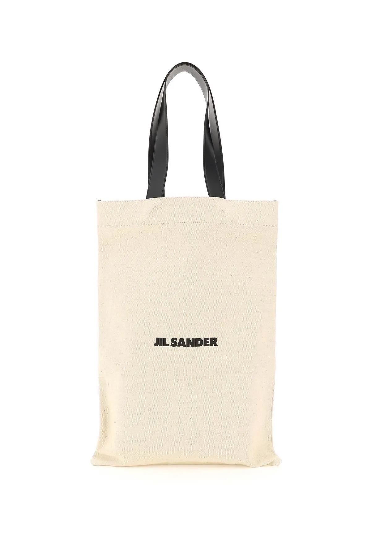 Jil Sander Logo Printed Tote Bag