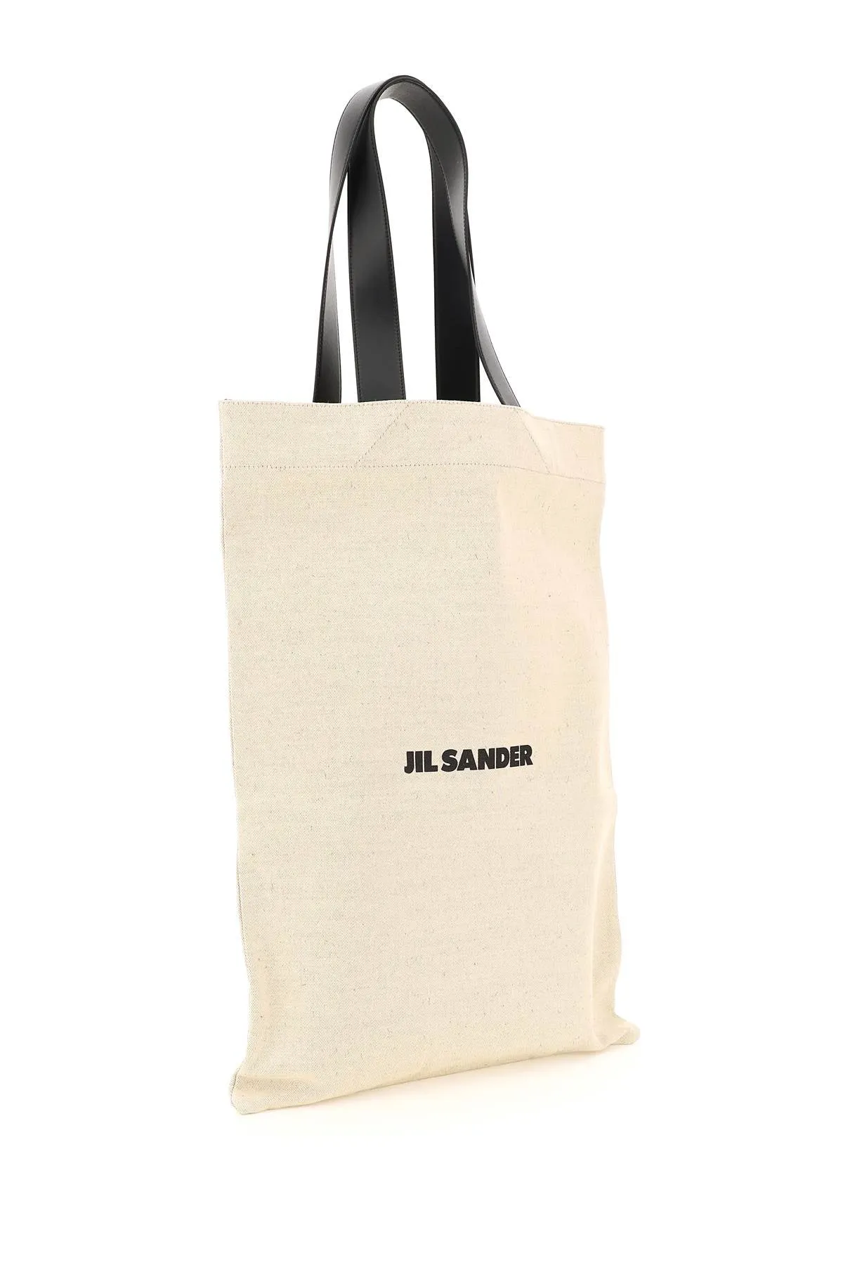Jil Sander Logo Printed Tote Bag
