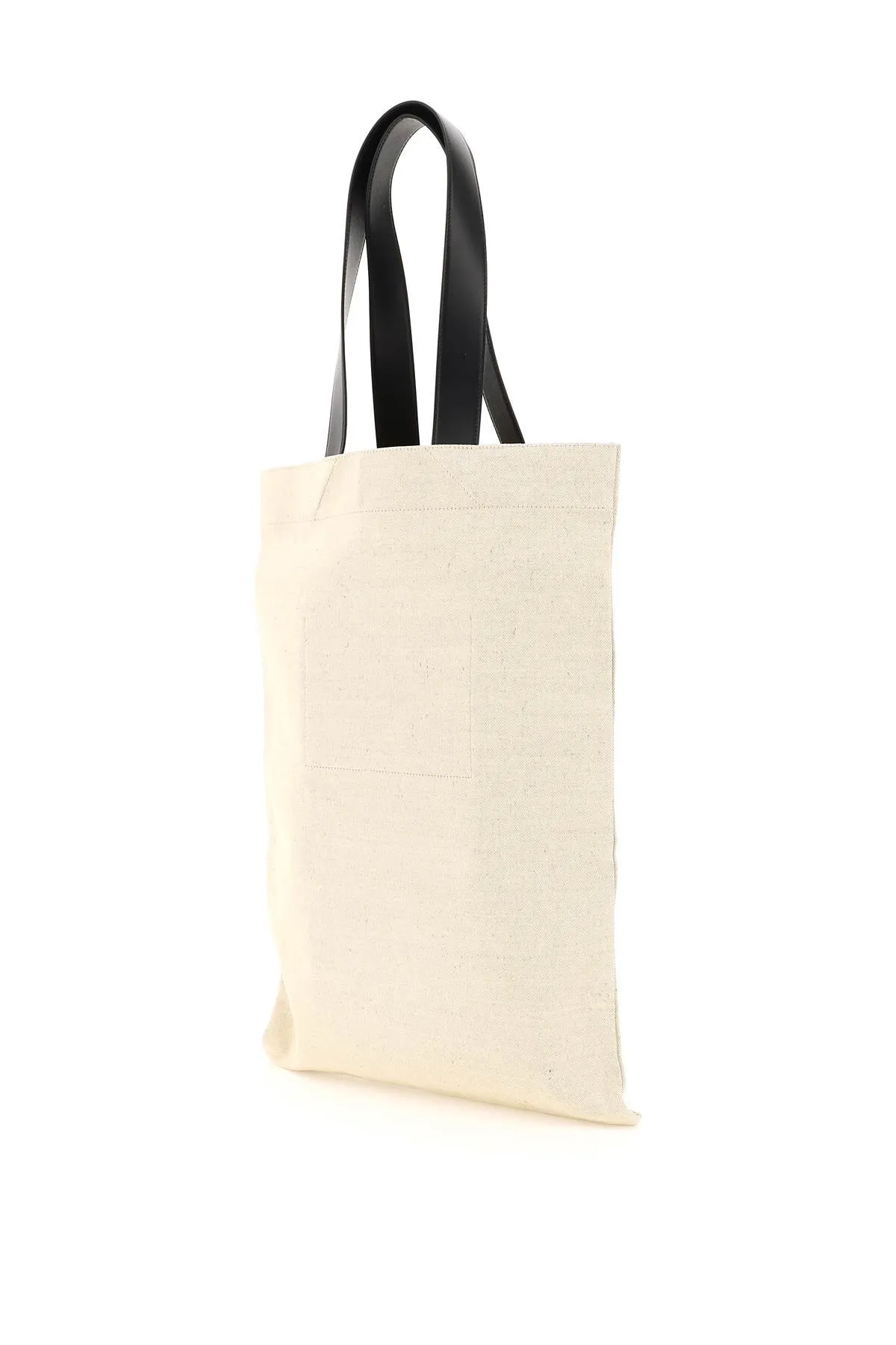 Jil Sander Logo Printed Tote Bag