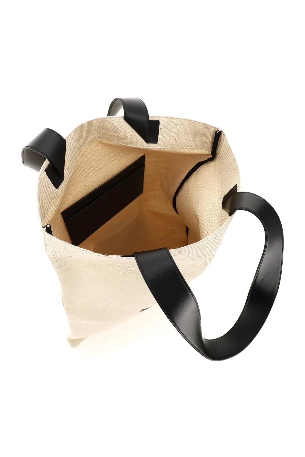 Jil Sander Logo Printed Tote Bag