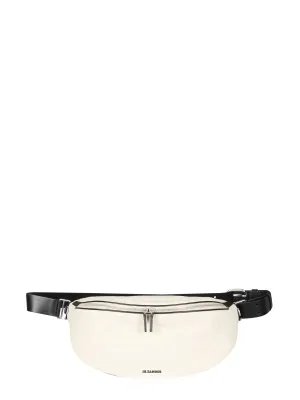 Jil Sander Moon Logo Embossed Belt Bag