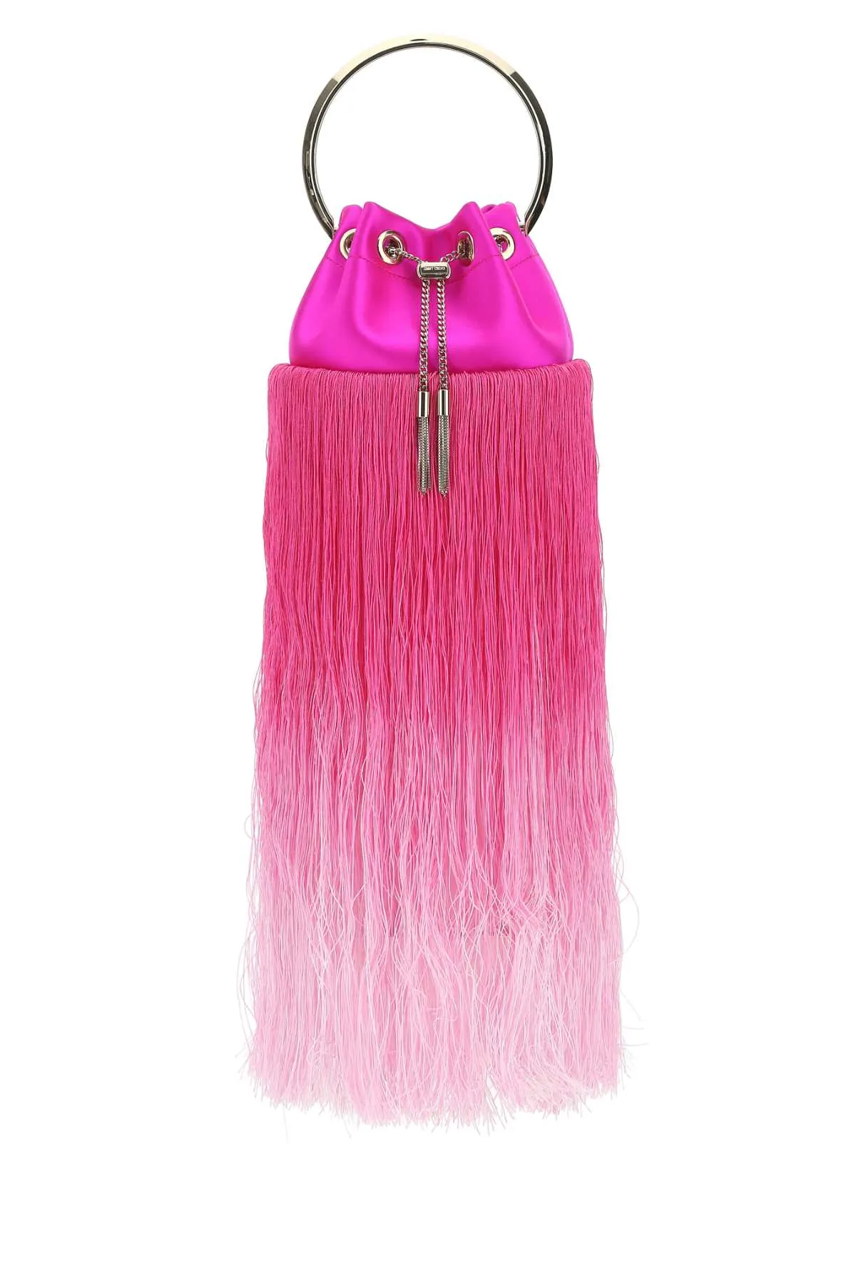 Jimmy Choo Bon Bon Fringed Edge Mini Tote Bag