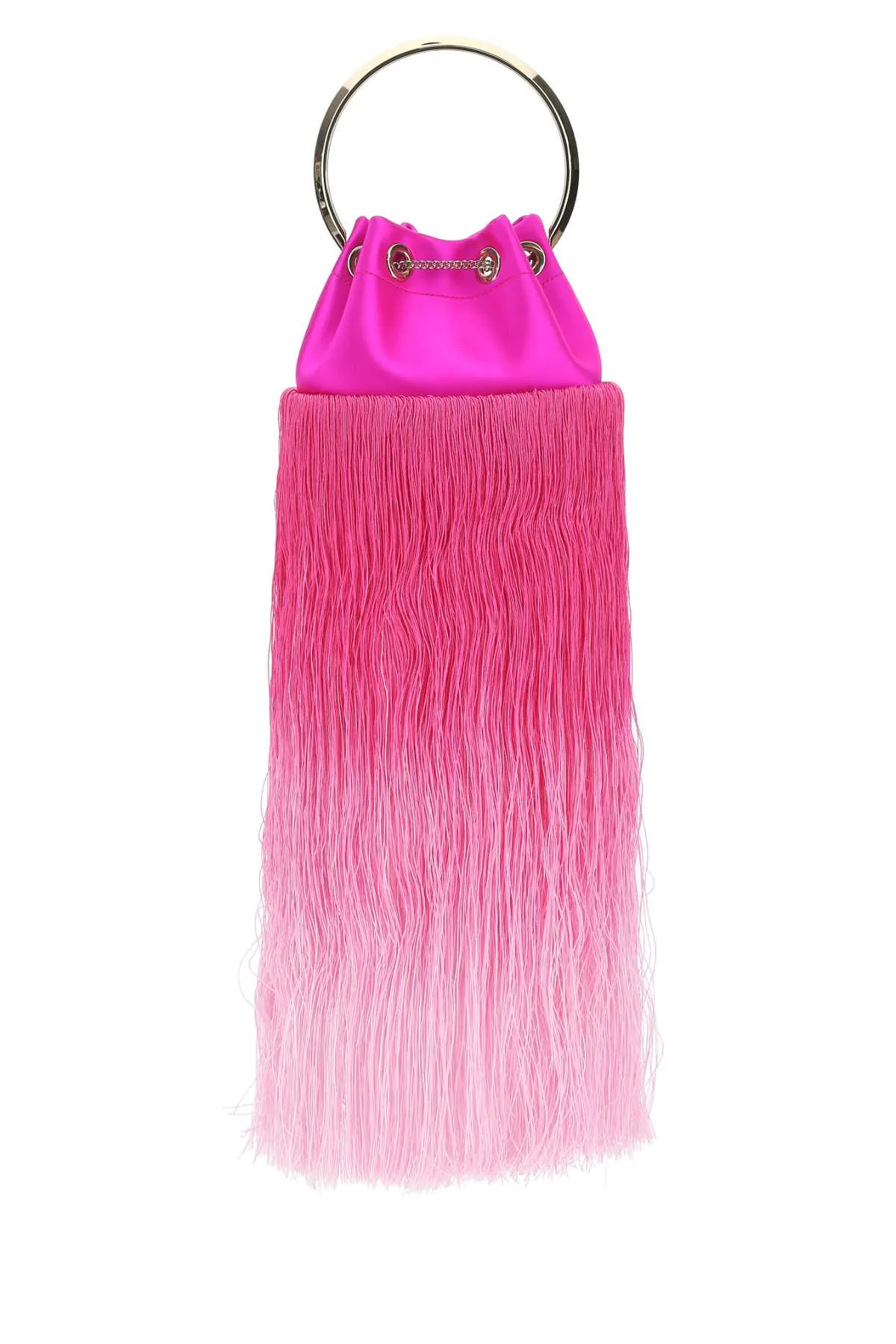 Jimmy Choo Bon Bon Fringed Edge Mini Tote Bag