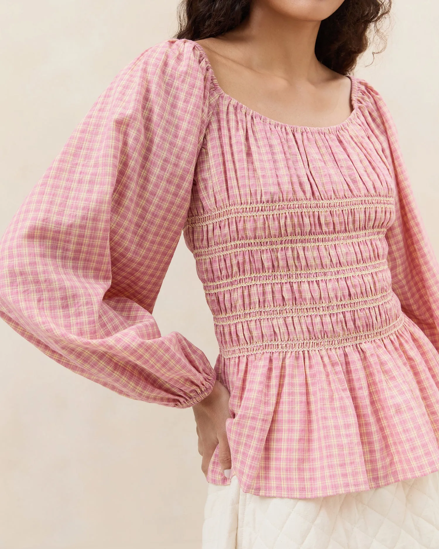 Julietta Gathered Top