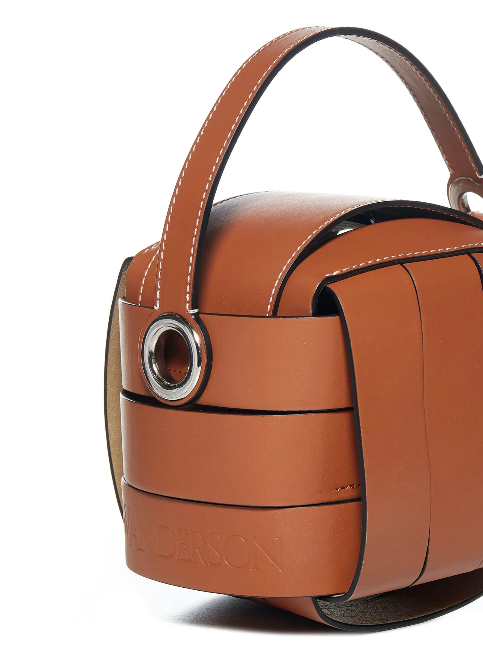 JW Anderson Logo Embossed Knot Tote Bag