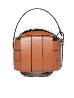 JW Anderson Logo Embossed Knot Tote Bag