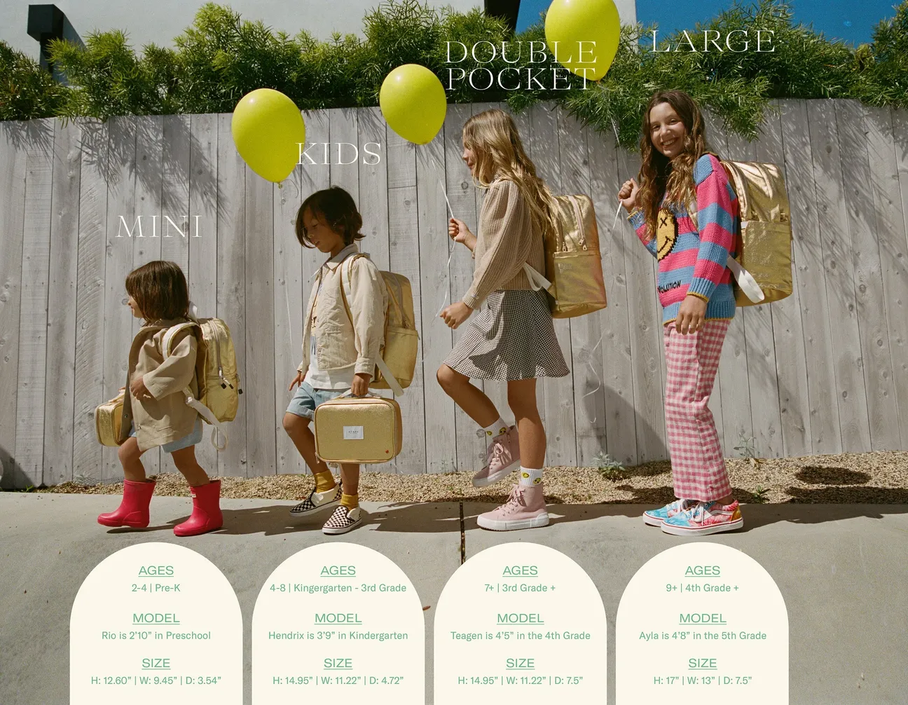 Kane Kids - Diagonal Zippers