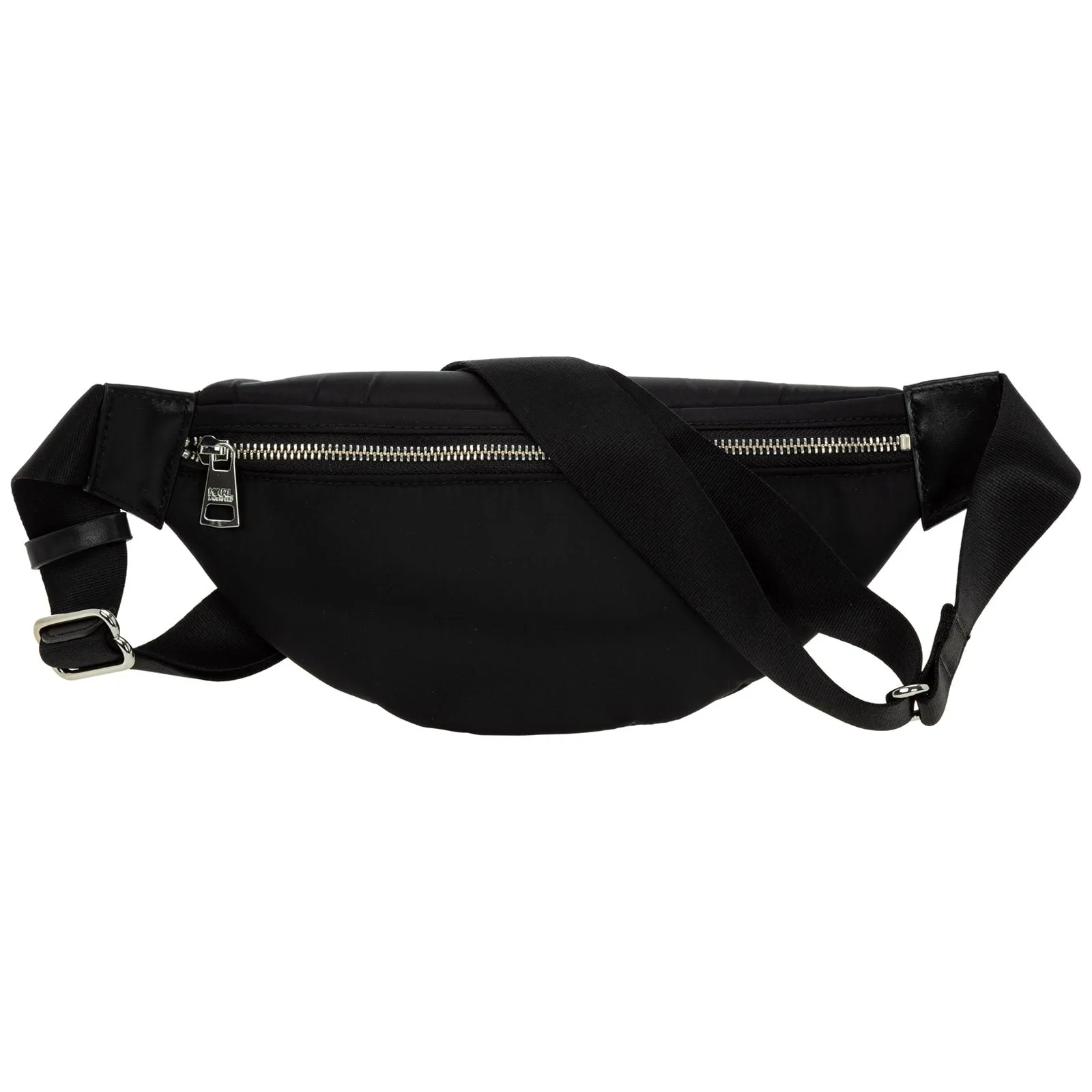 Karl Lagerfeld Logo Print Two-Way Zip Bum Bag