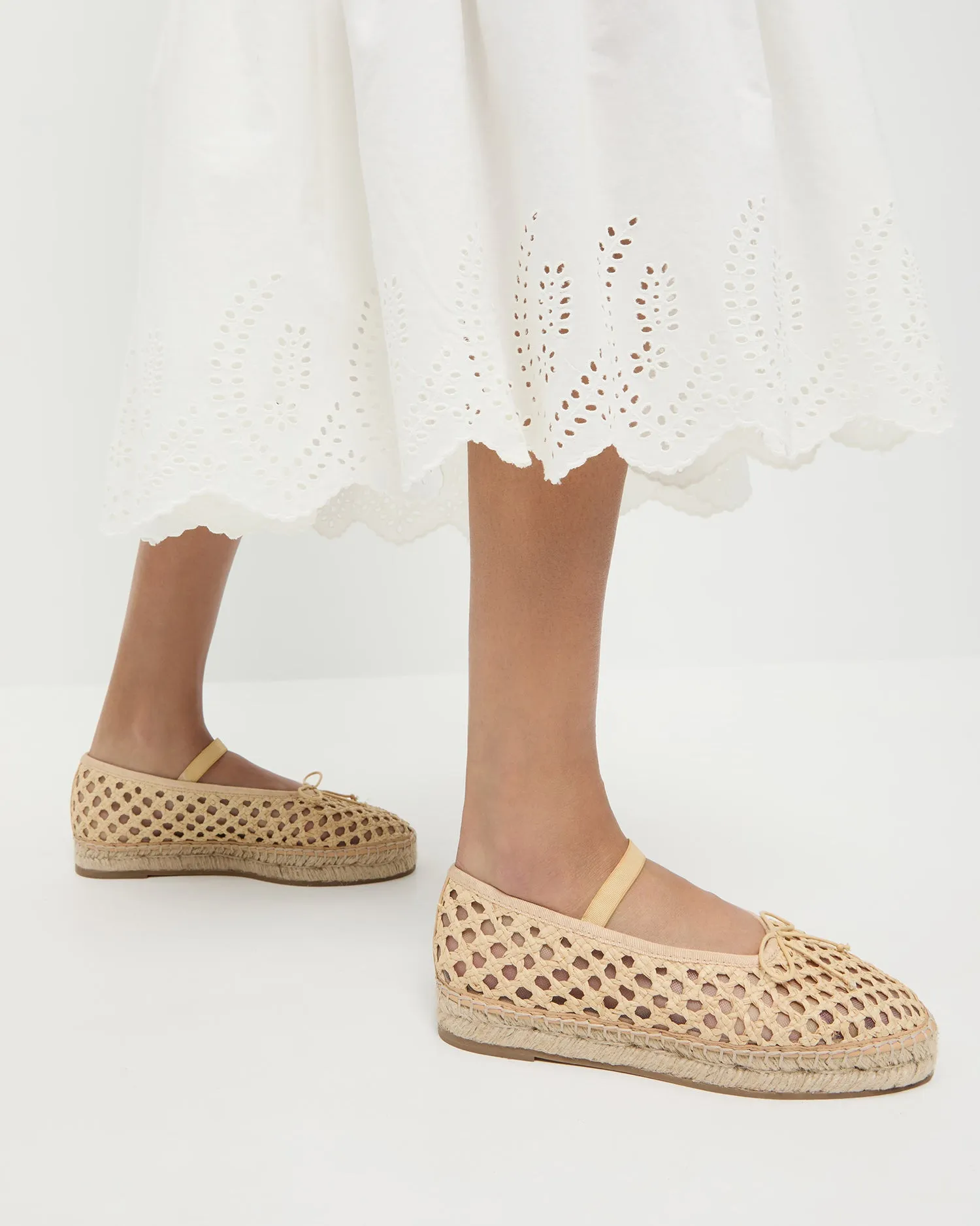 Kayla Natural Raffia Ballet Espadrille