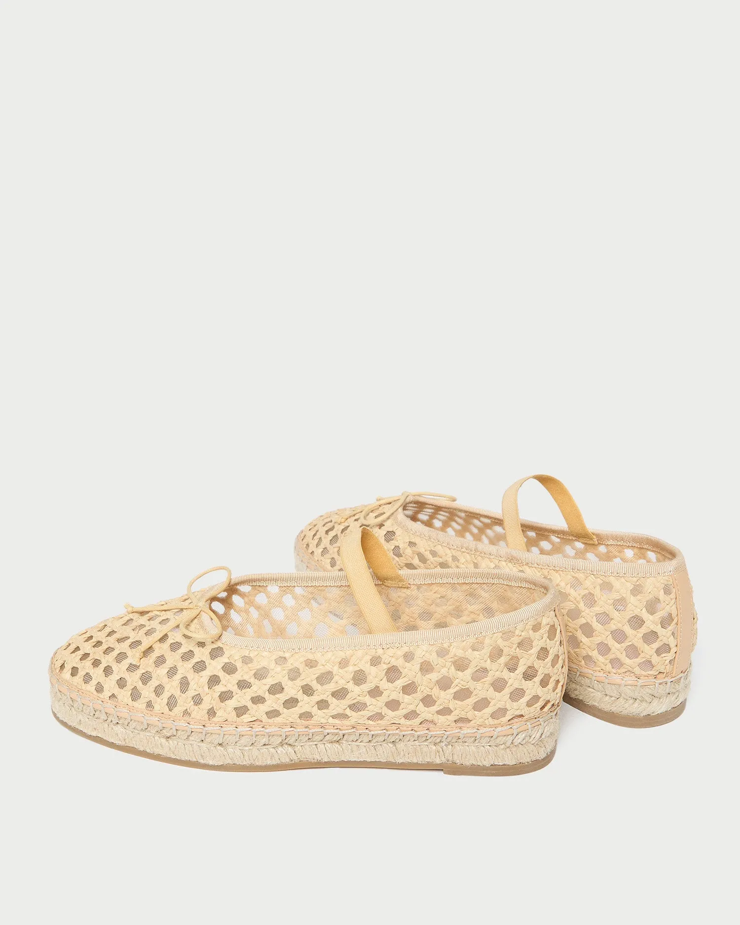 Kayla Natural Raffia Ballet Espadrille
