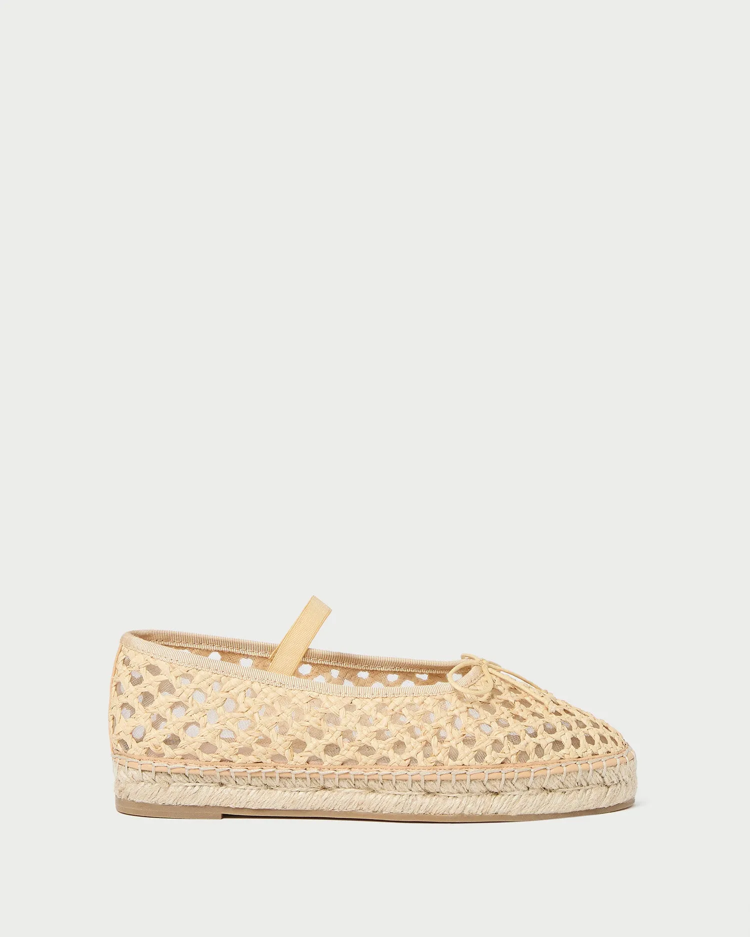 Kayla Natural Raffia Ballet Espadrille