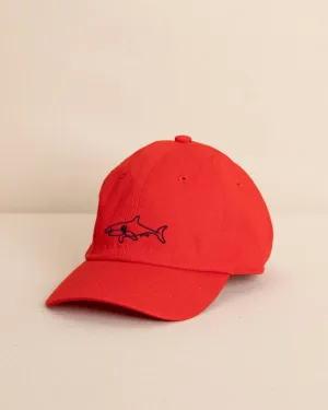 Kids Uh Oh Sharks Leather Strap Hat