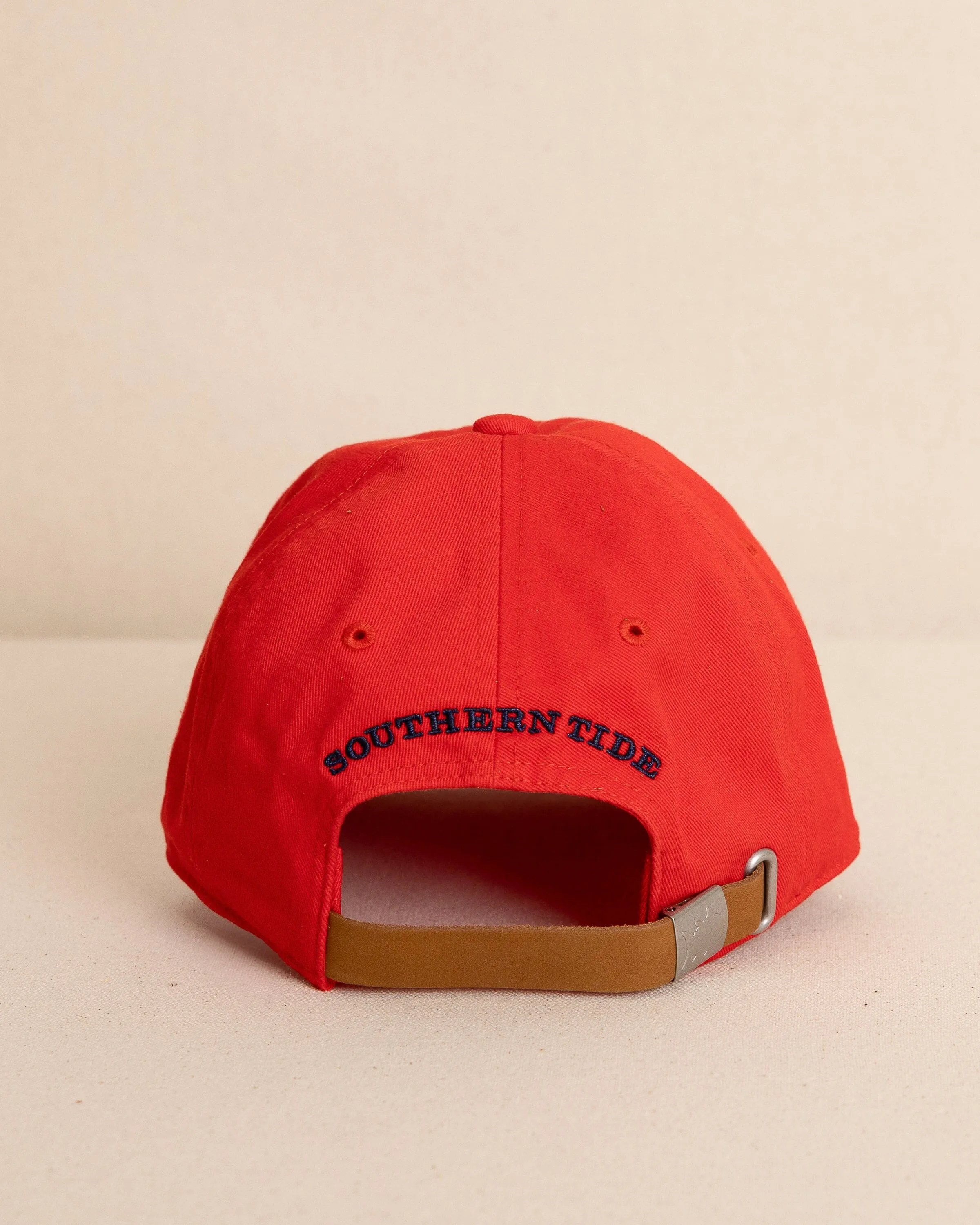Kids Uh Oh Sharks Leather Strap Hat