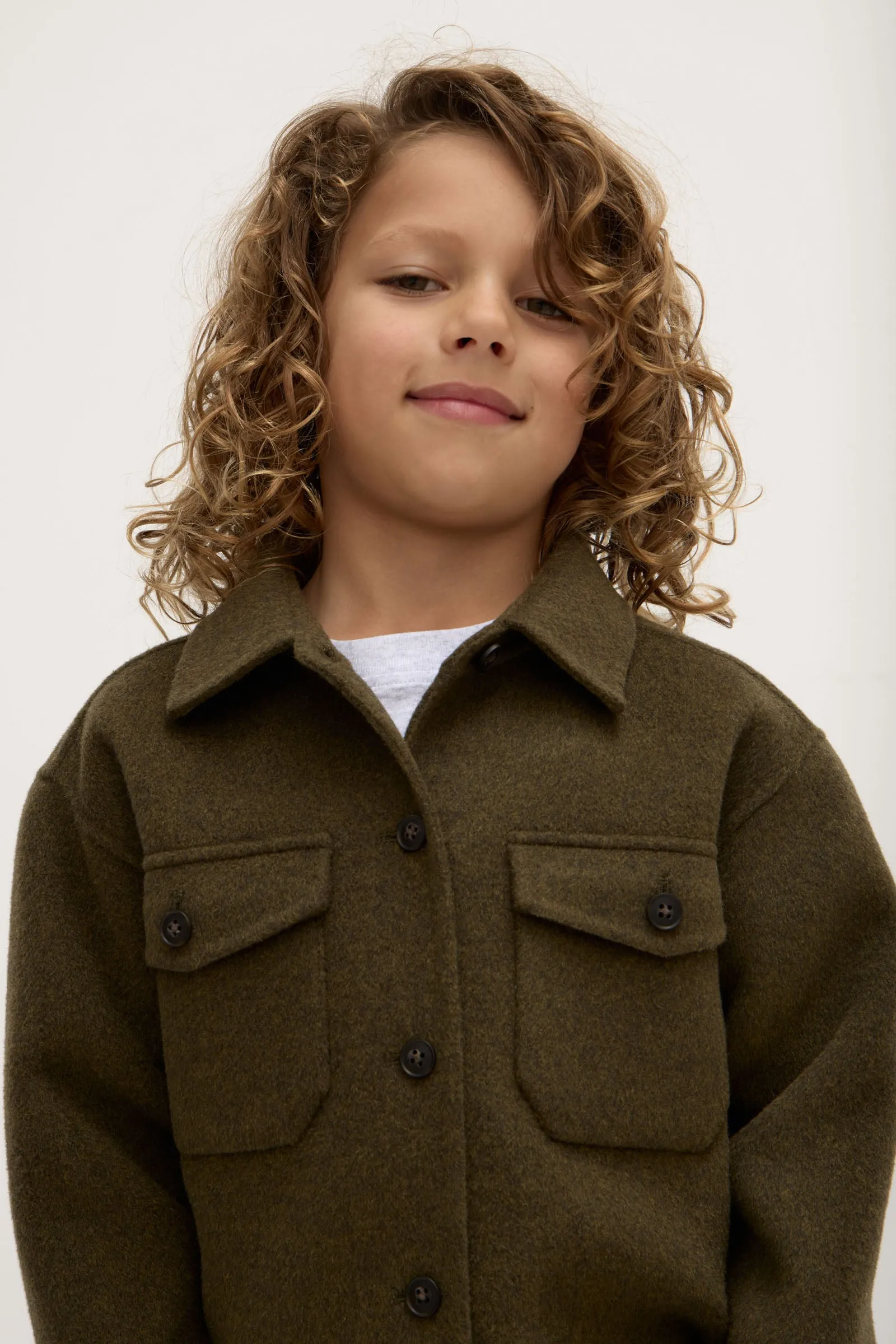 Kids Wool Overshirt